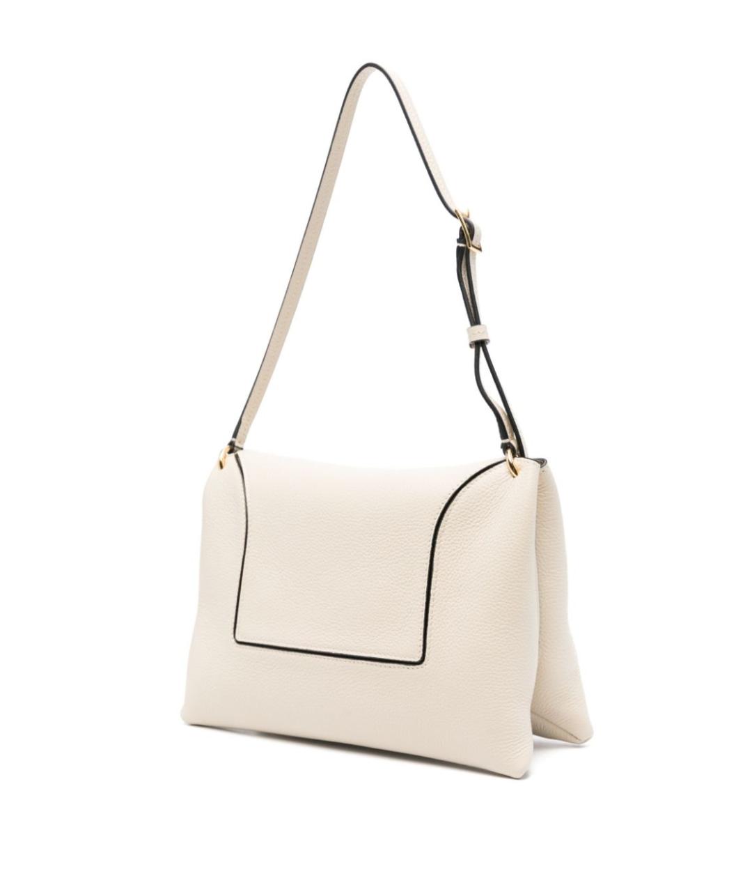 WANDLER Бежевая кожаная сумка через плечо, фото 3