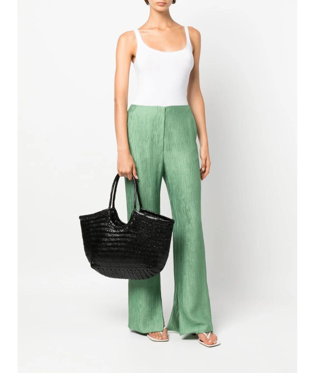 Dragon Diffusion Черная кожаная сумка тоут, фото 2