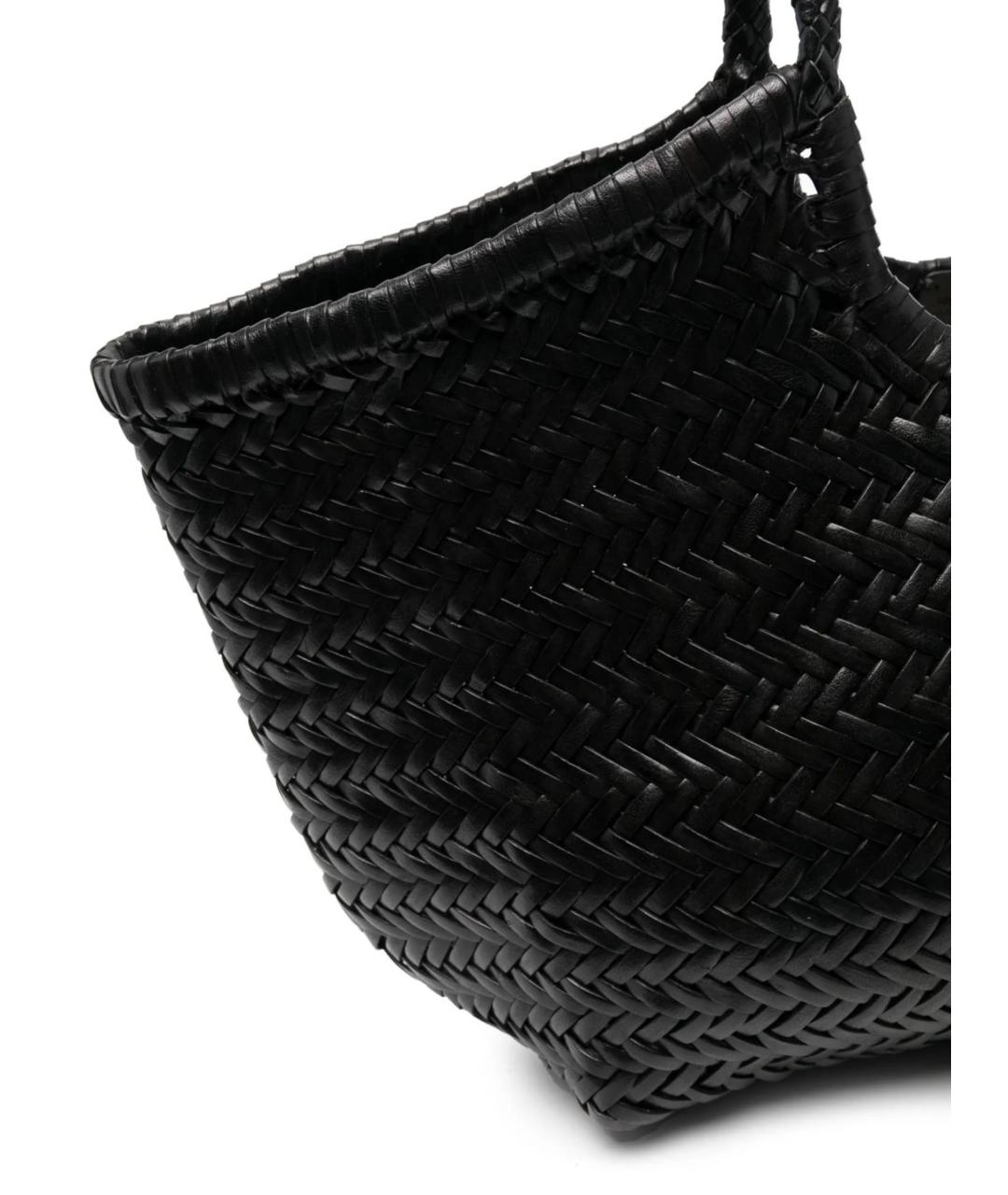 Dragon Diffusion Черная кожаная сумка тоут, фото 4