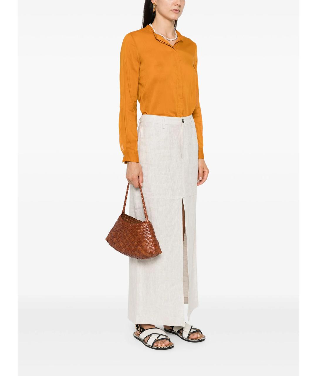 Dragon Diffusion Коричневая пелетеная сумка через плечо, фото 2