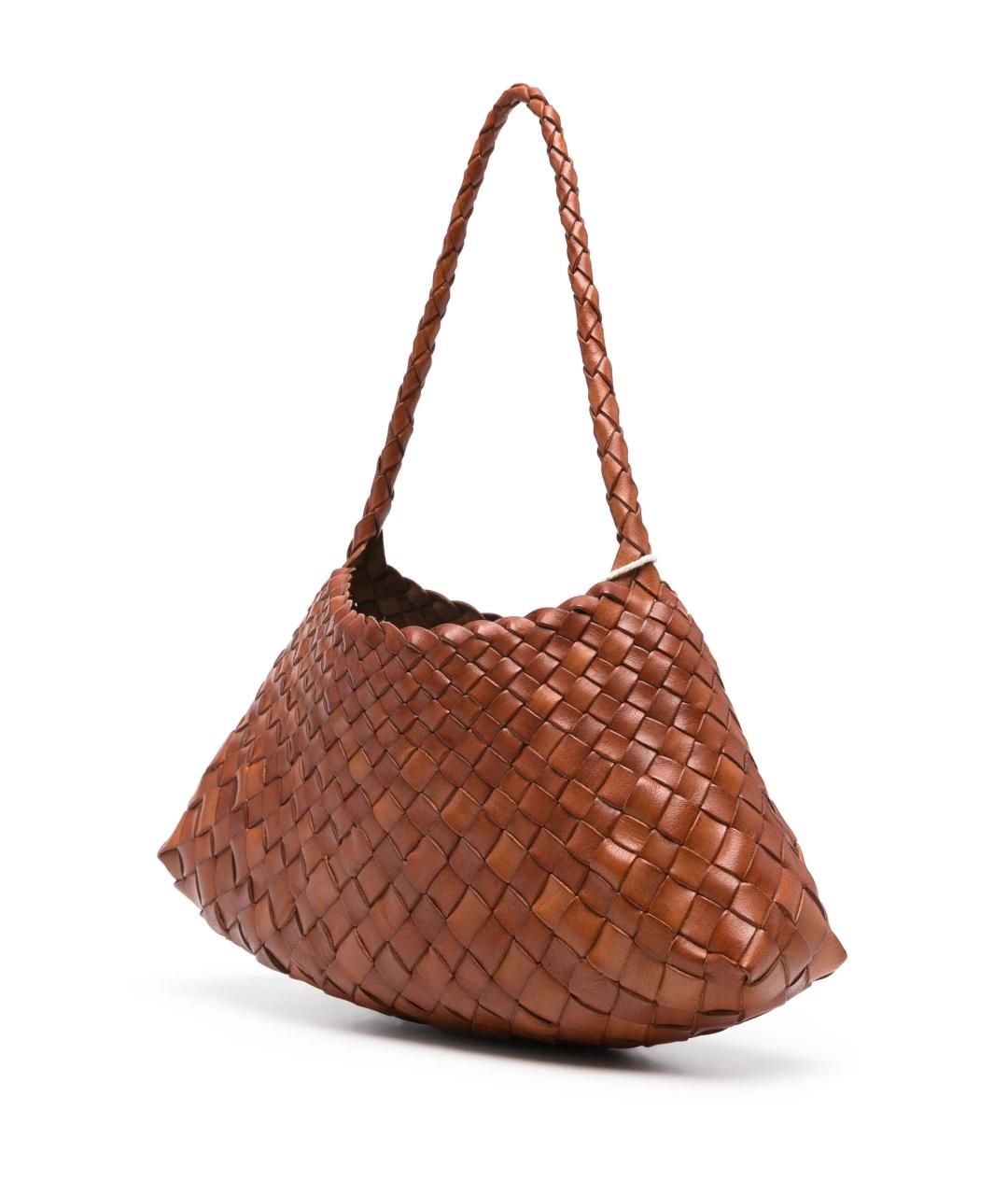 Dragon Diffusion Коричневая пелетеная сумка через плечо, фото 3