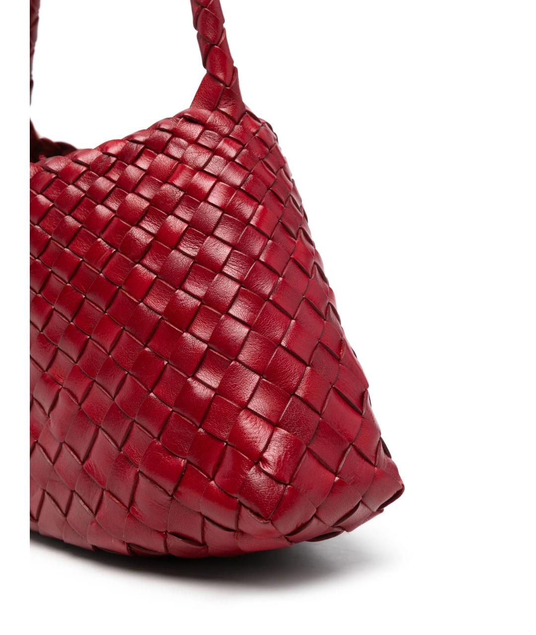 Dragon Diffusion Красная кожаная сумка тоут, фото 4