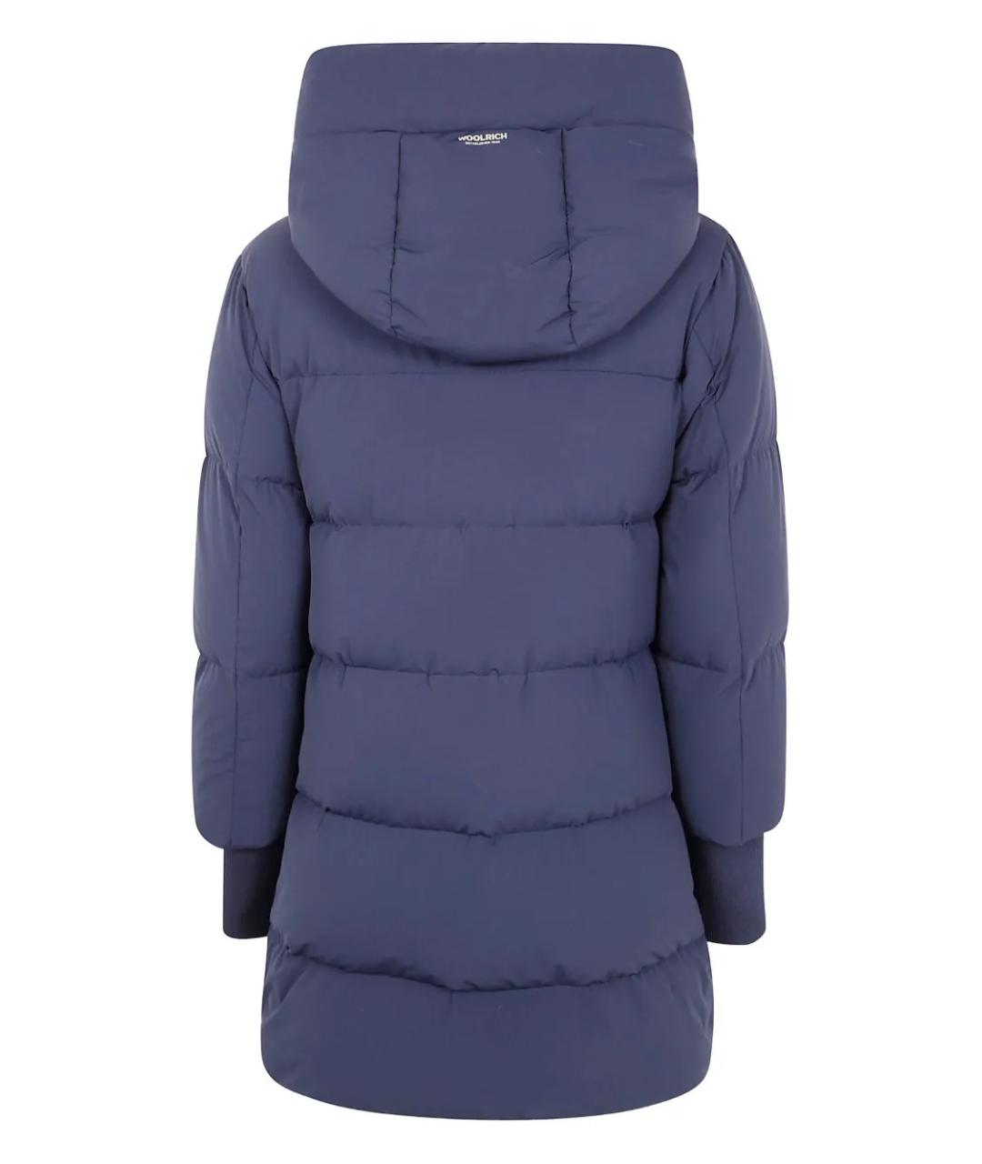 WOOLRICH Синее полиамидовое пальто, фото 2