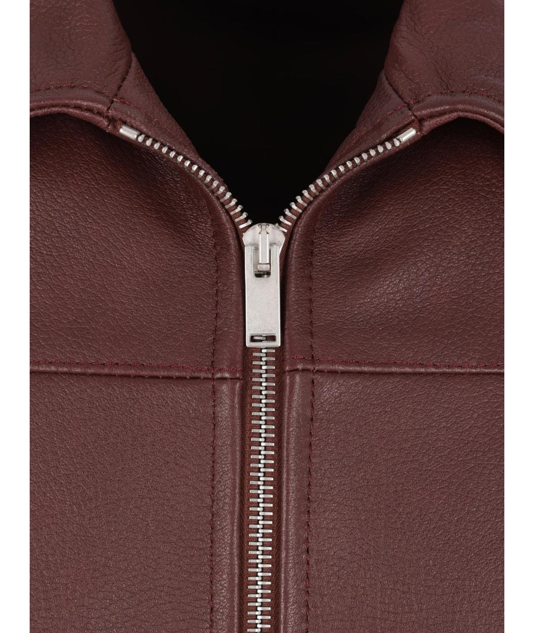 LARDINI Красная кожаная куртка, фото 3