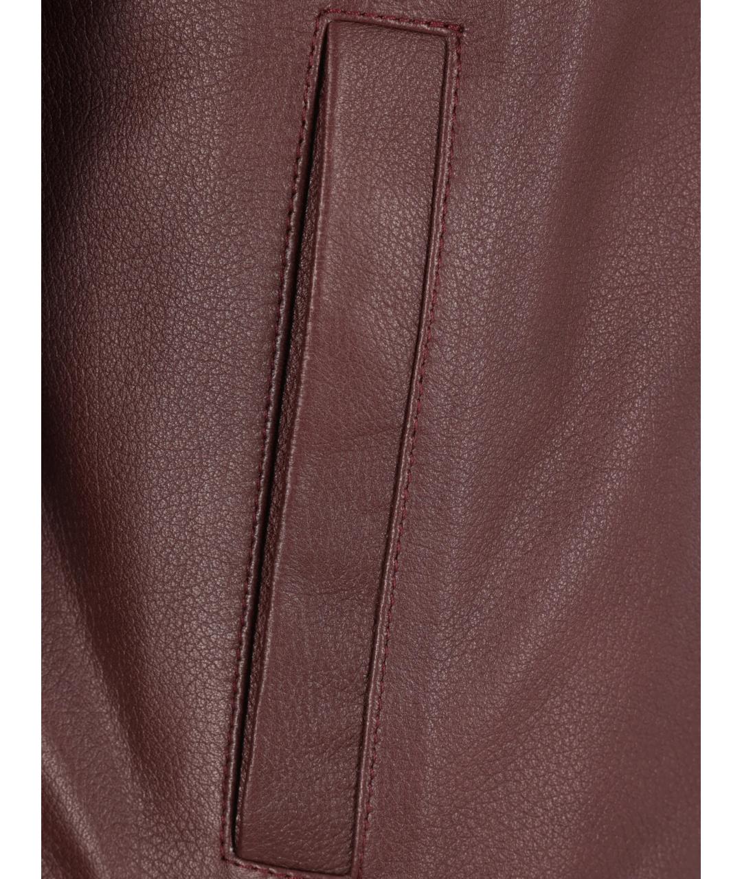 LARDINI Красная кожаная куртка, фото 4