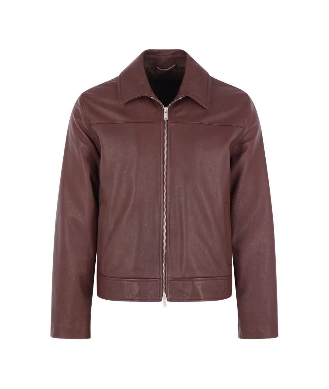 LARDINI Красная кожаная куртка, фото 1