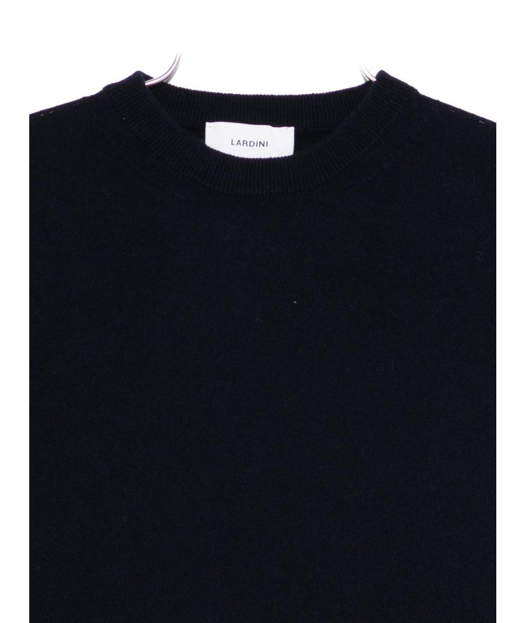 LARDINI Черный кашемировый джемпер / свитер, фото 3