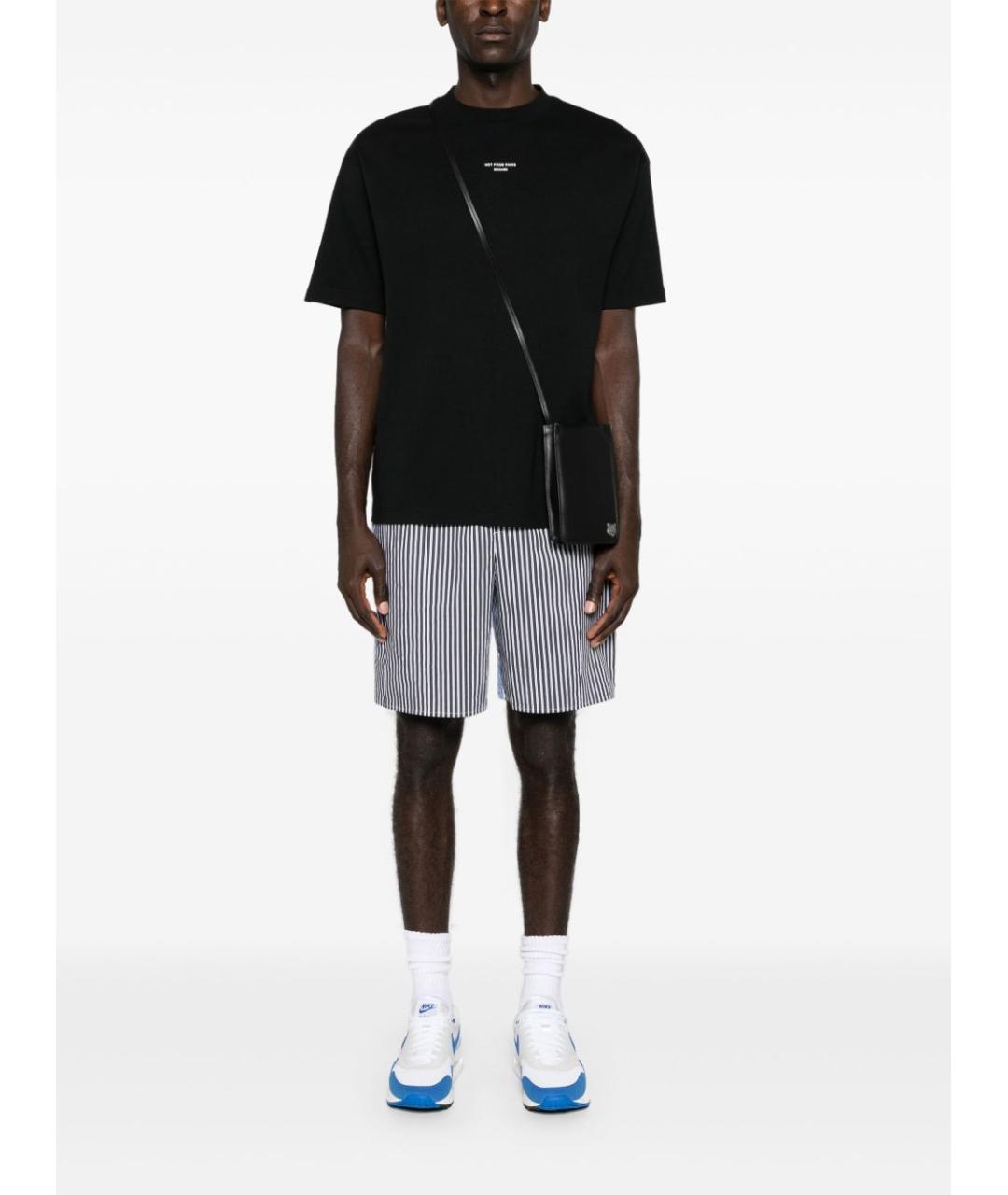 Drole de Monsieur Черная хлопковая футболка, фото 2