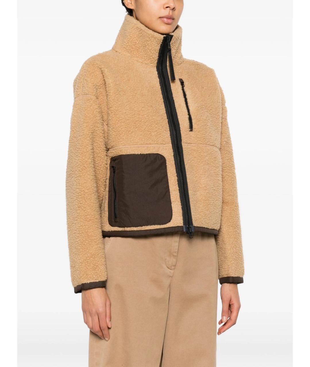 CANADA GOOSE Бежевая шерстяная куртка, фото 3