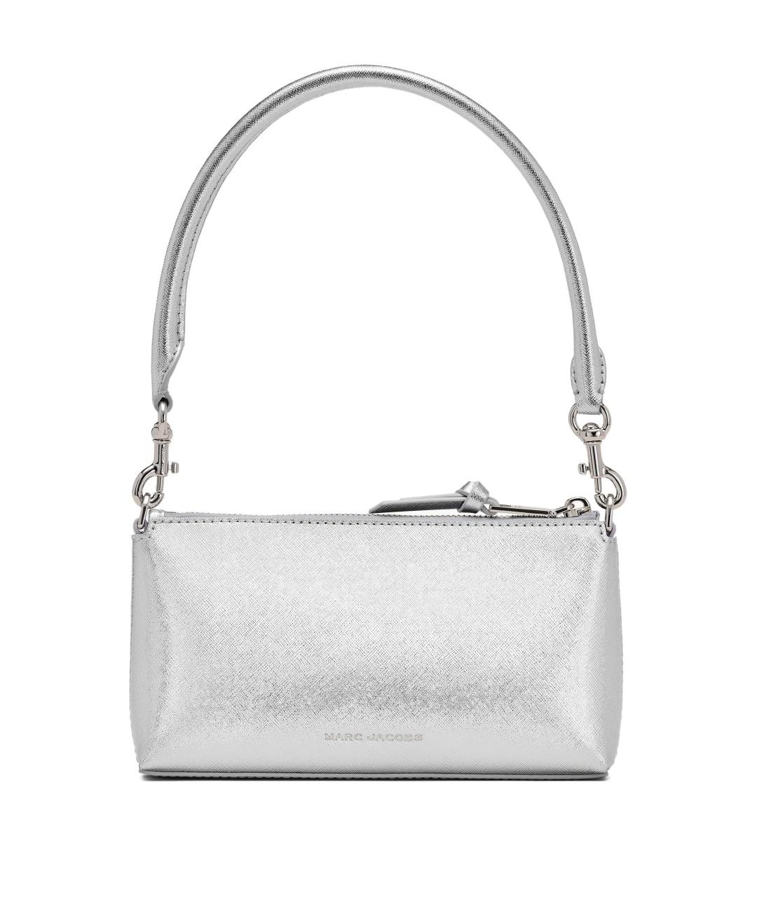 MARC JACOBS Серебряная кожаная сумка через плечо, фото 3