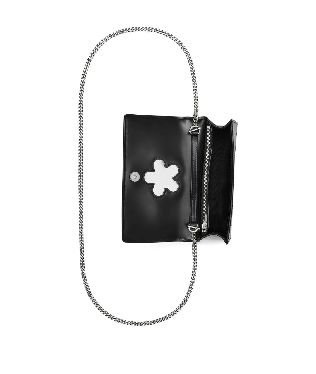 MARC JACOBS Черная кожаная сумка через плечо, фото 4