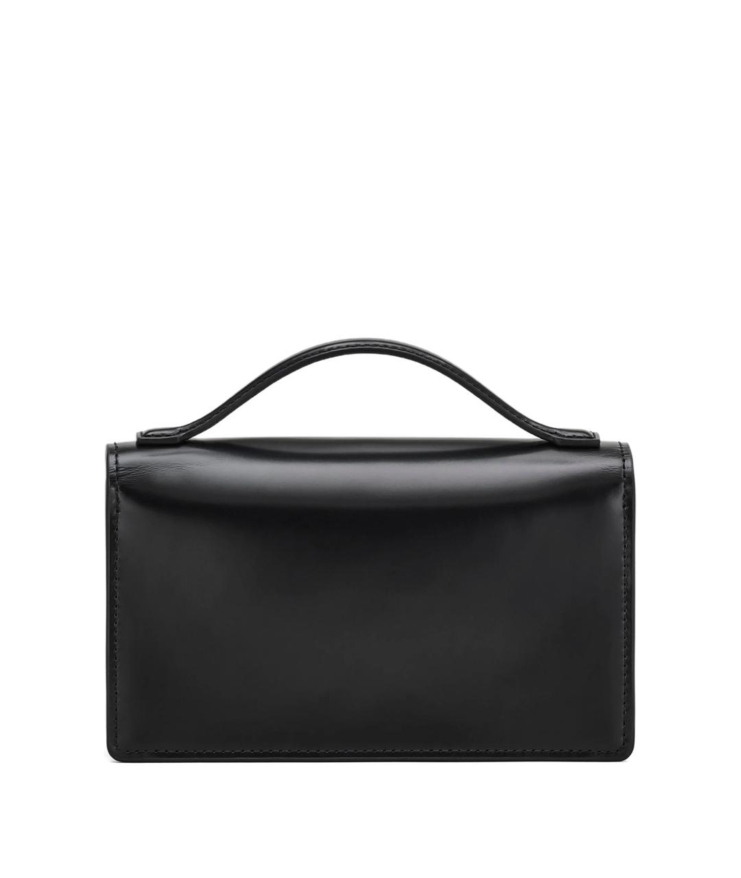 MARC JACOBS Черная кожаная сумка через плечо, фото 3