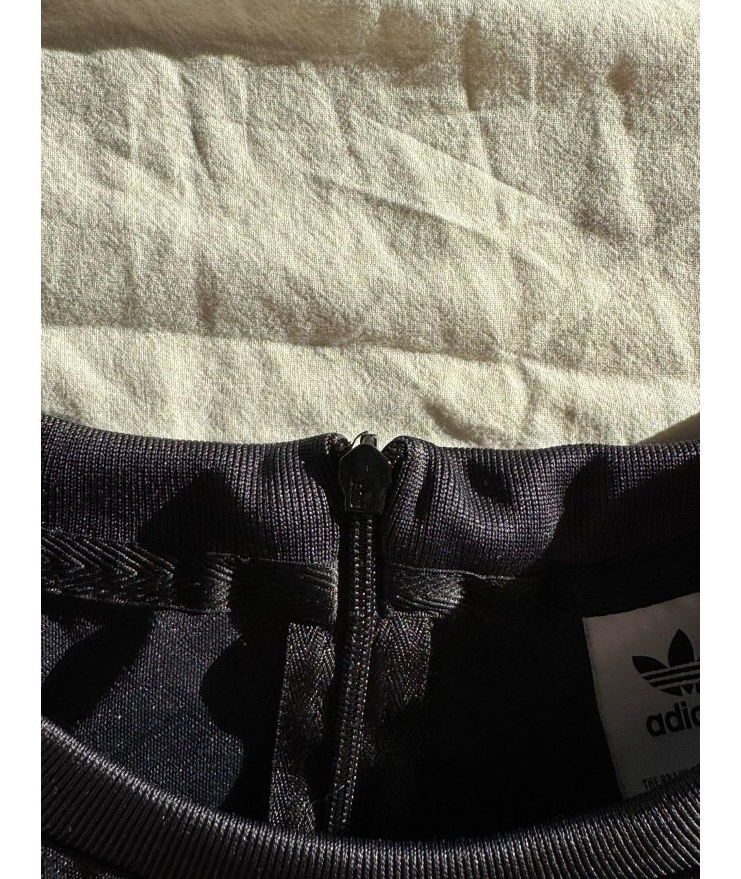 ADIDAS Черная полиэстеровая футболка, фото 6