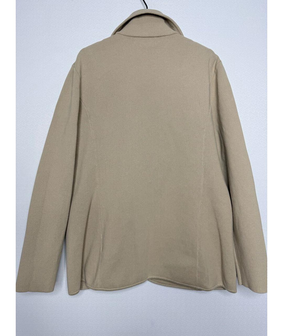 RALPH LAUREN Бежевый хлопковый жакет/пиджак, фото 8
