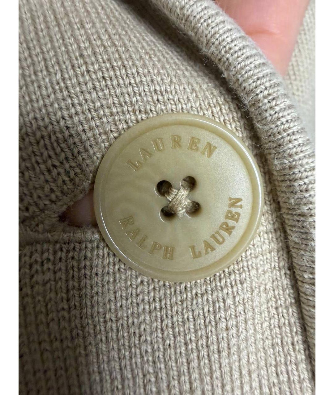 RALPH LAUREN Бежевый хлопковый жакет/пиджак, фото 2