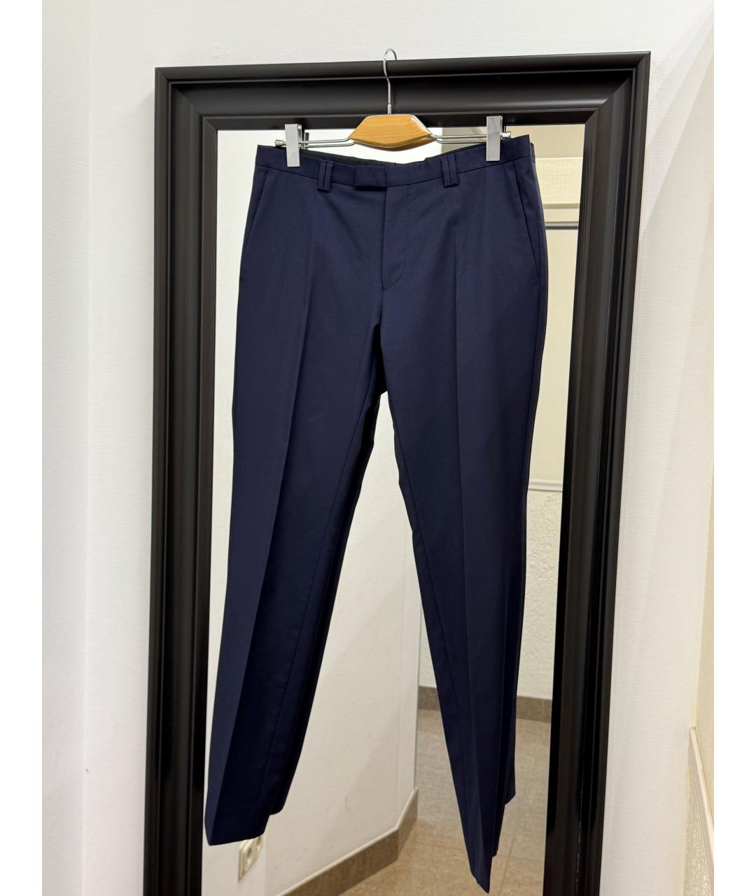 HUGO BOSS Темно-синий классический костюм, фото 5