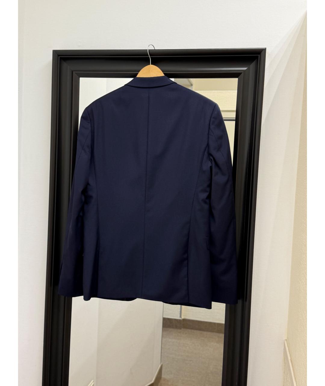 HUGO BOSS Темно-синий классический костюм, фото 4