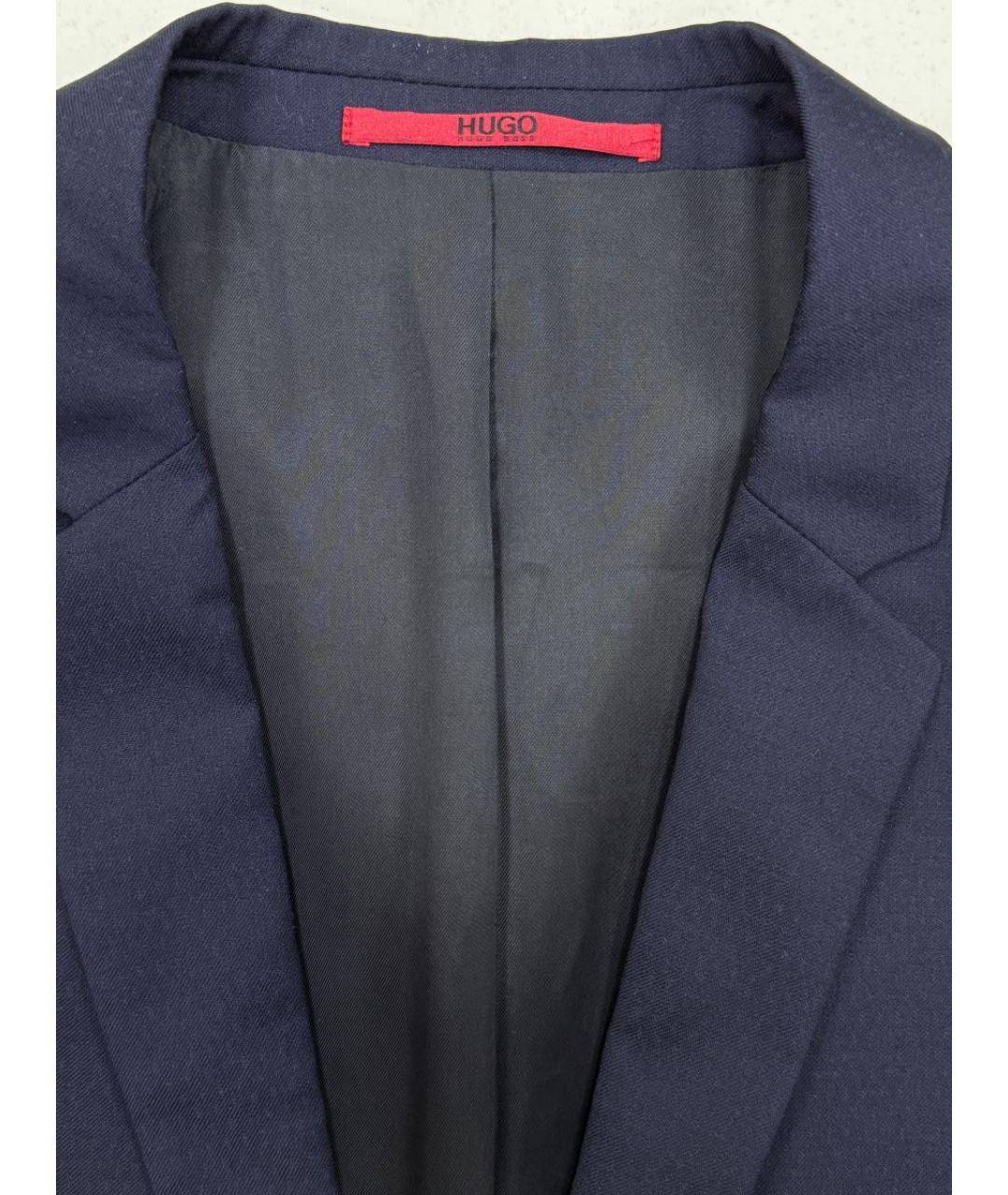HUGO BOSS Темно-синий классический костюм, фото 6
