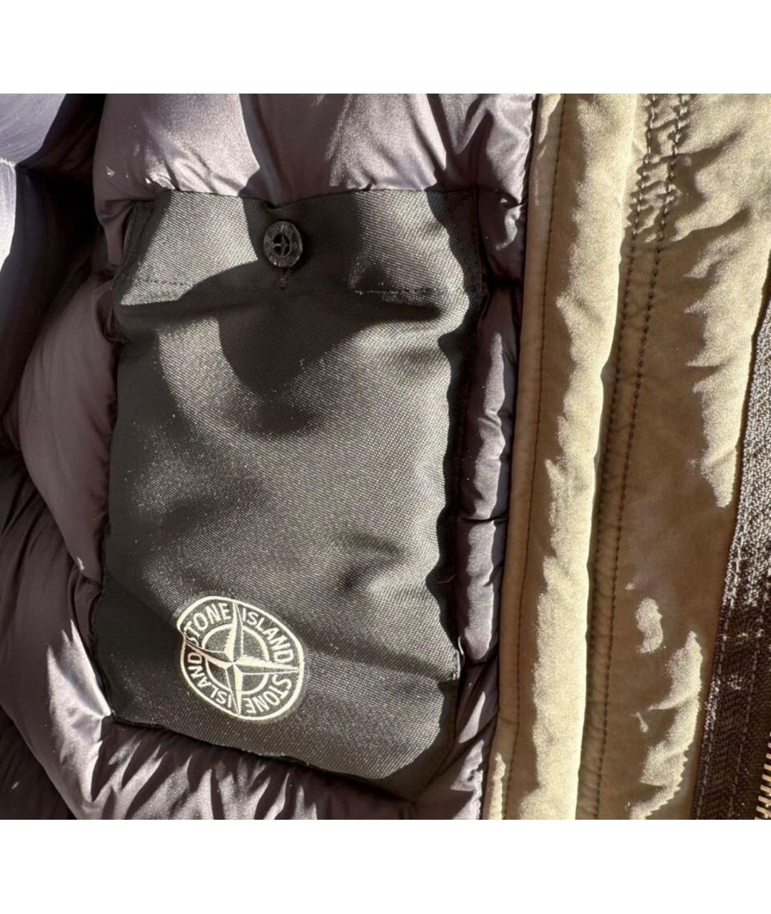 STONE ISLAND Хаки куртка, фото 4