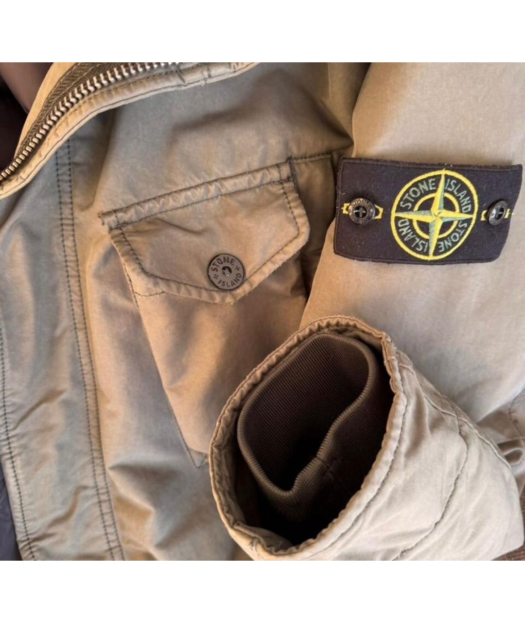STONE ISLAND Хаки куртка, фото 7