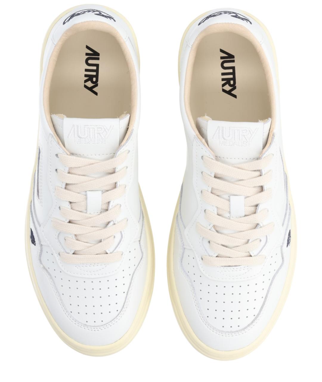 AUTRY Белые кожаные кеды, фото 5