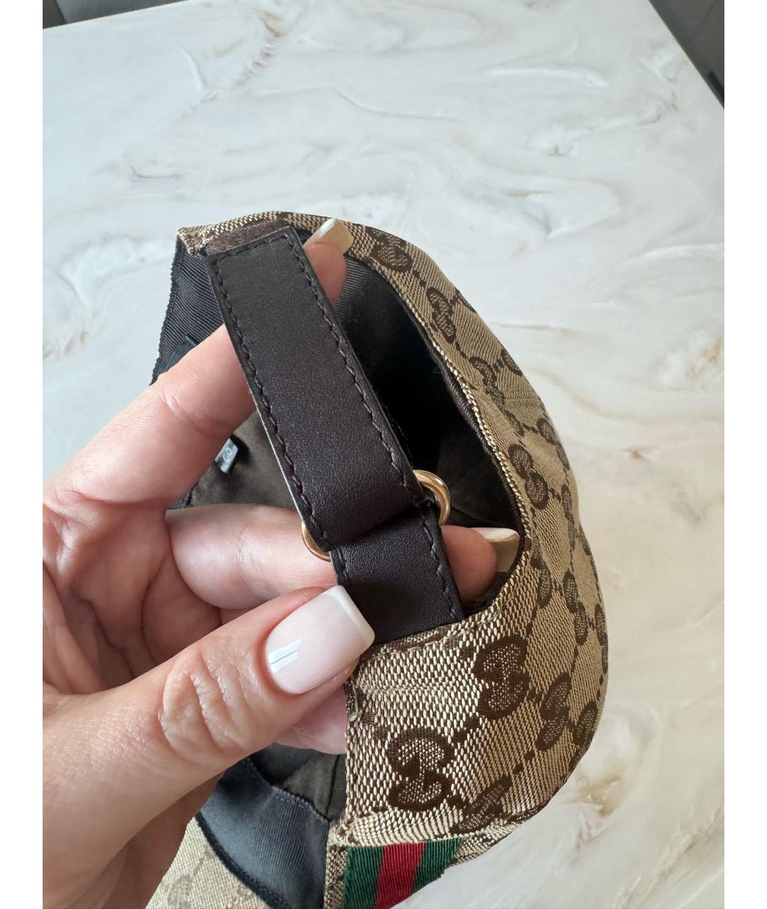 GUCCI Бежевая хлопковая кепка, фото 6