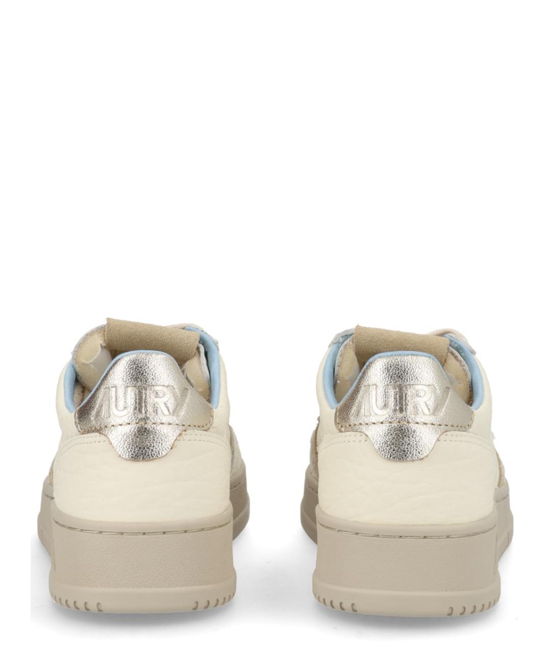 AUTRY Бежевые кожаные кеды, фото 4