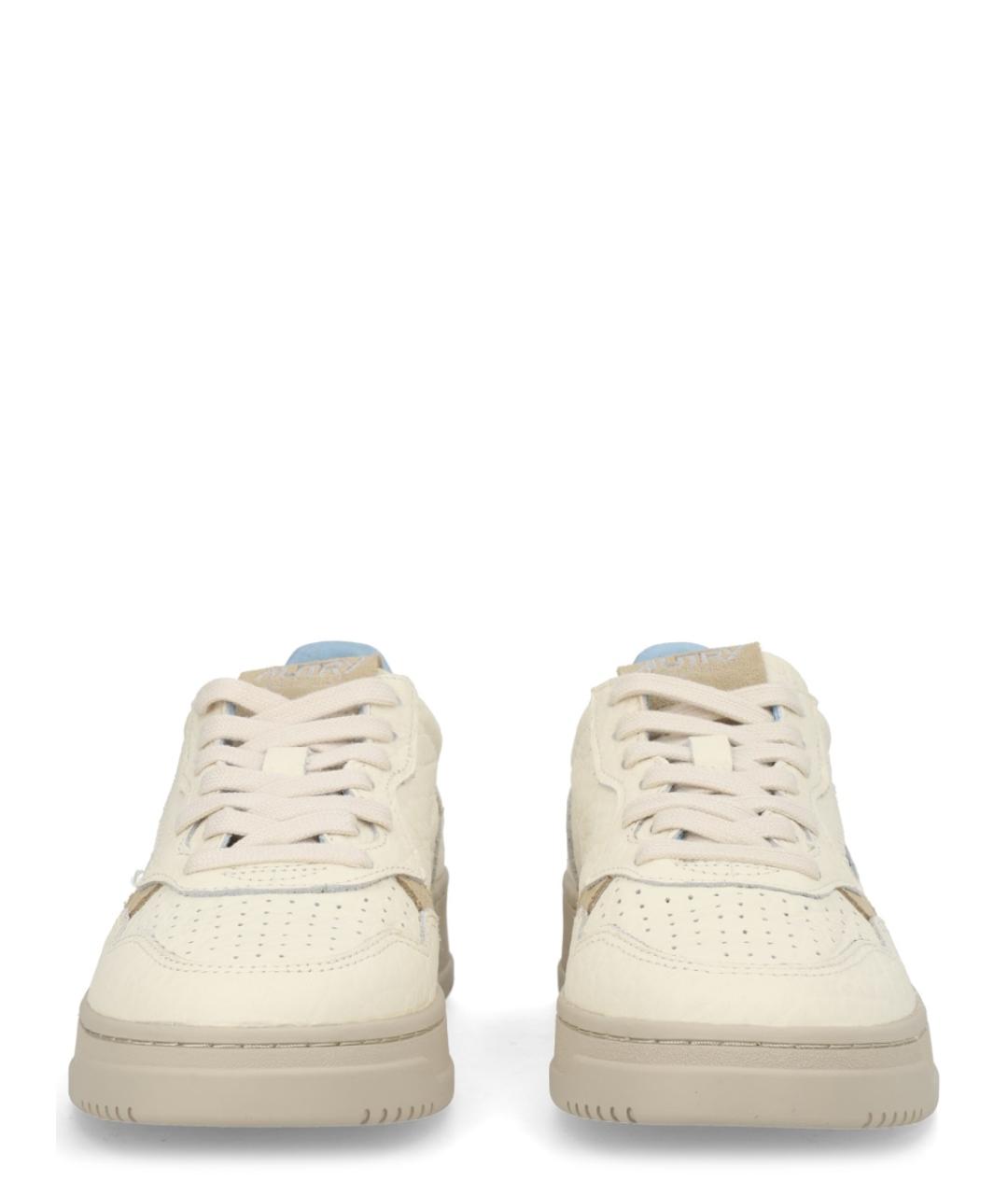 AUTRY Бежевые кожаные кеды, фото 3