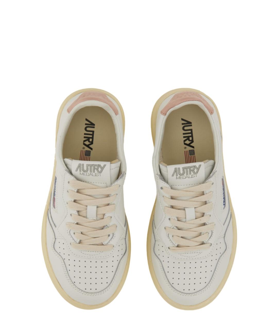 AUTRY Белые кожаные кеды, фото 6