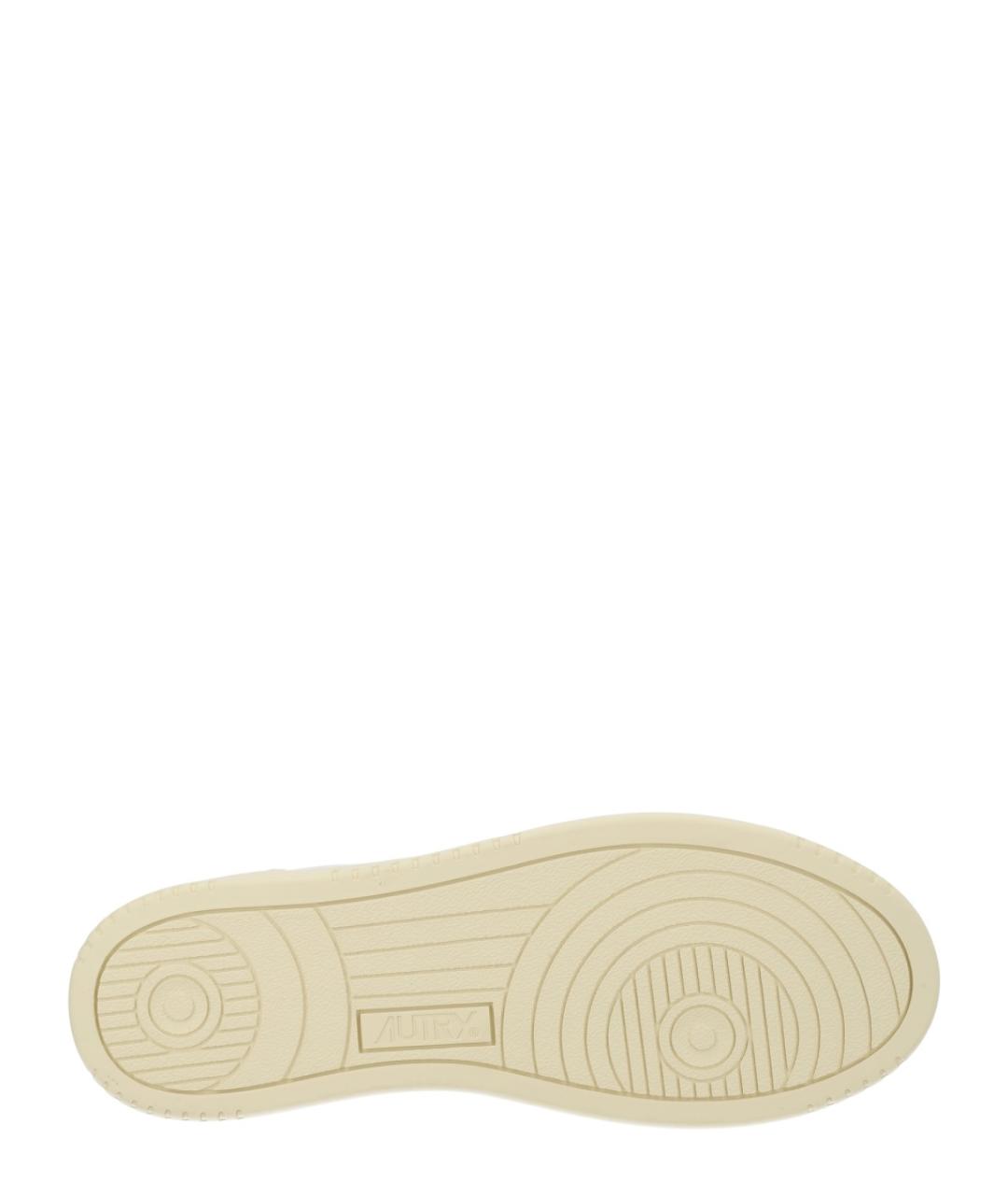 AUTRY Белые кожаные низкие кроссовки / кеды, фото 6