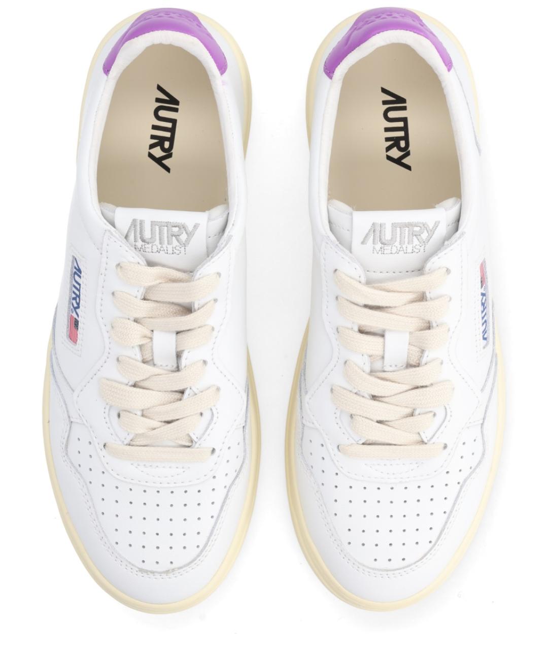 AUTRY Белые кожаные кеды, фото 5