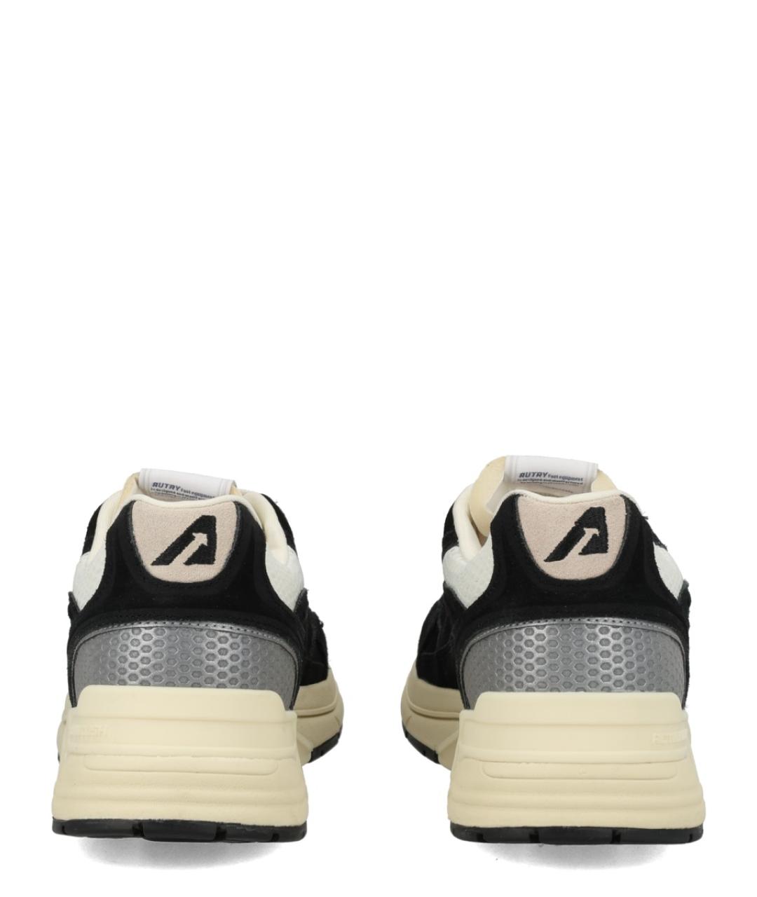 AUTRY Черные замшевые низкие кроссовки / кеды, фото 4