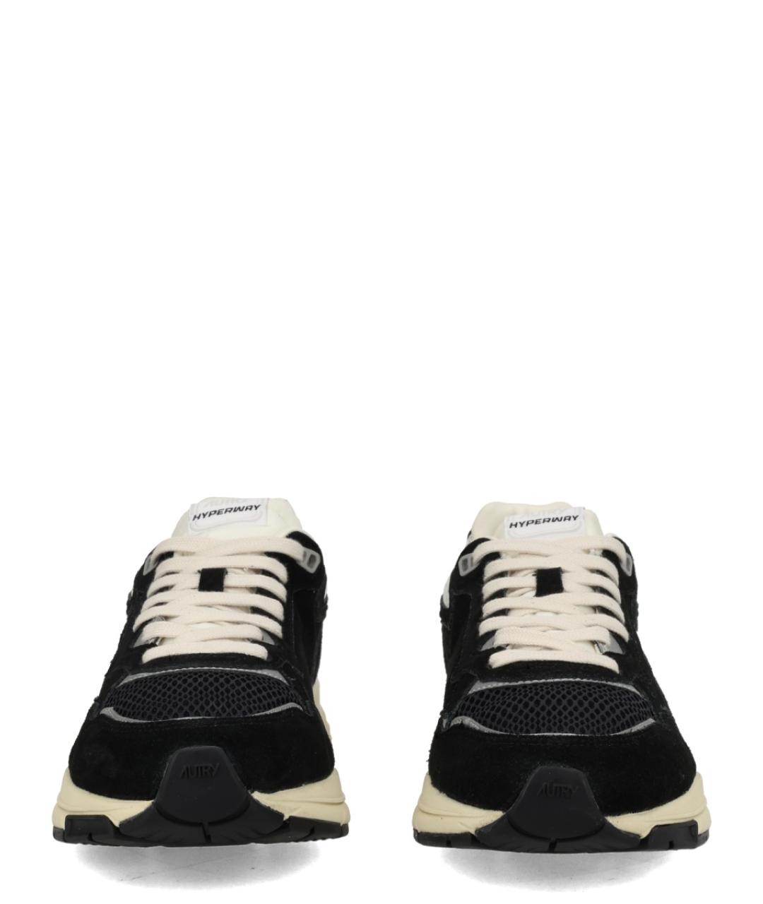 AUTRY Черные замшевые низкие кроссовки / кеды, фото 3