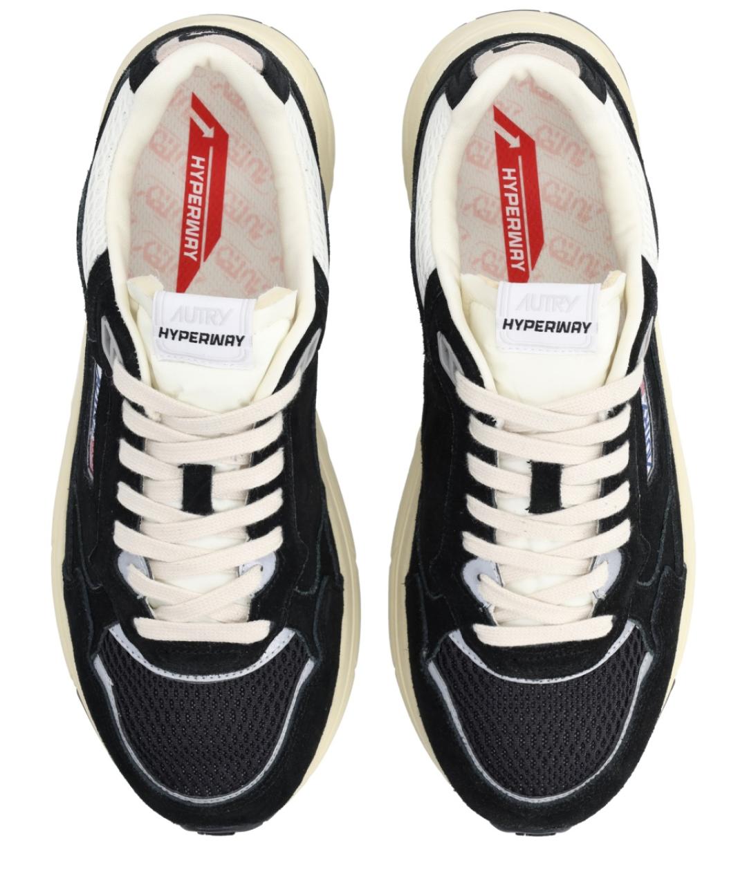 AUTRY Черные замшевые низкие кроссовки / кеды, фото 6