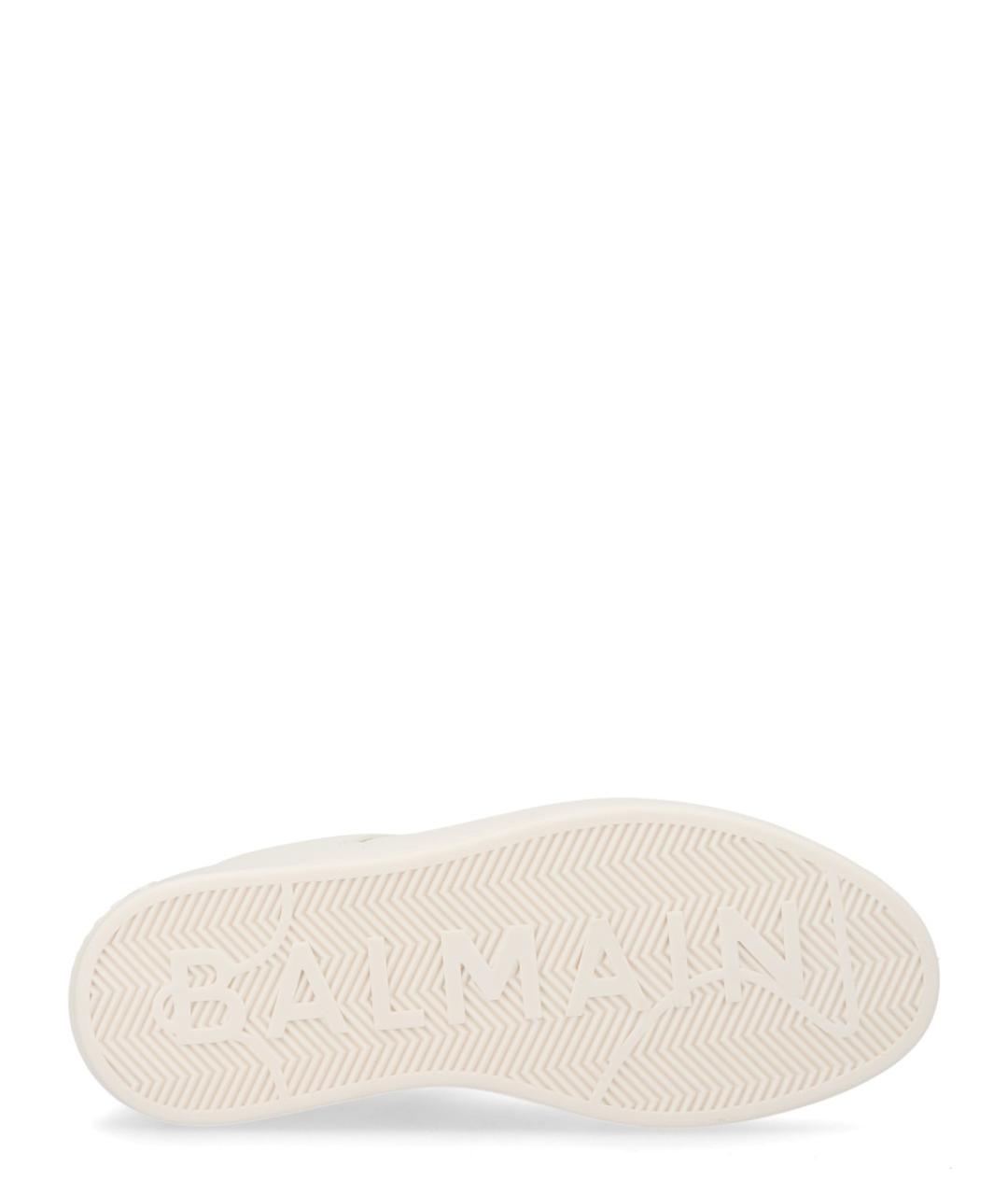 BALMAIN Белые кожаные кеды, фото 5