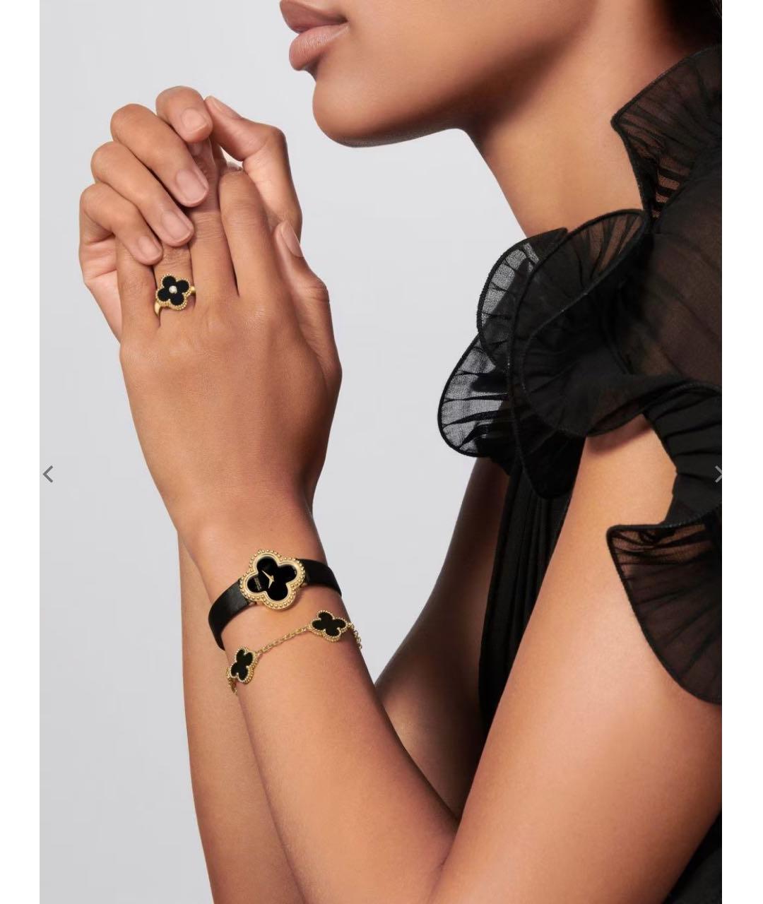 VAN CLEEF & ARPELS Черный браслет из желтого золота, фото 2