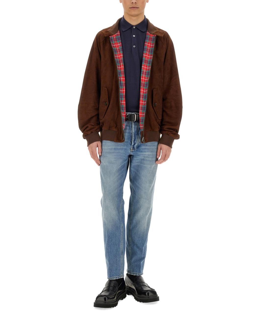 BARACUTA Коричневая замшевая куртка, фото 4