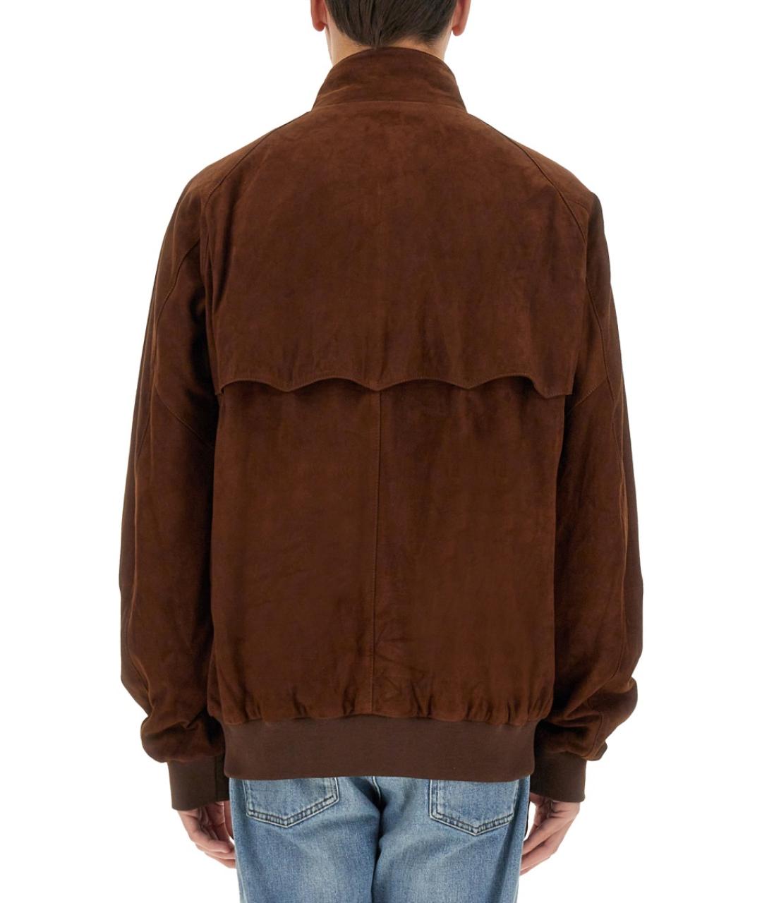BARACUTA Коричневая замшевая куртка, фото 7