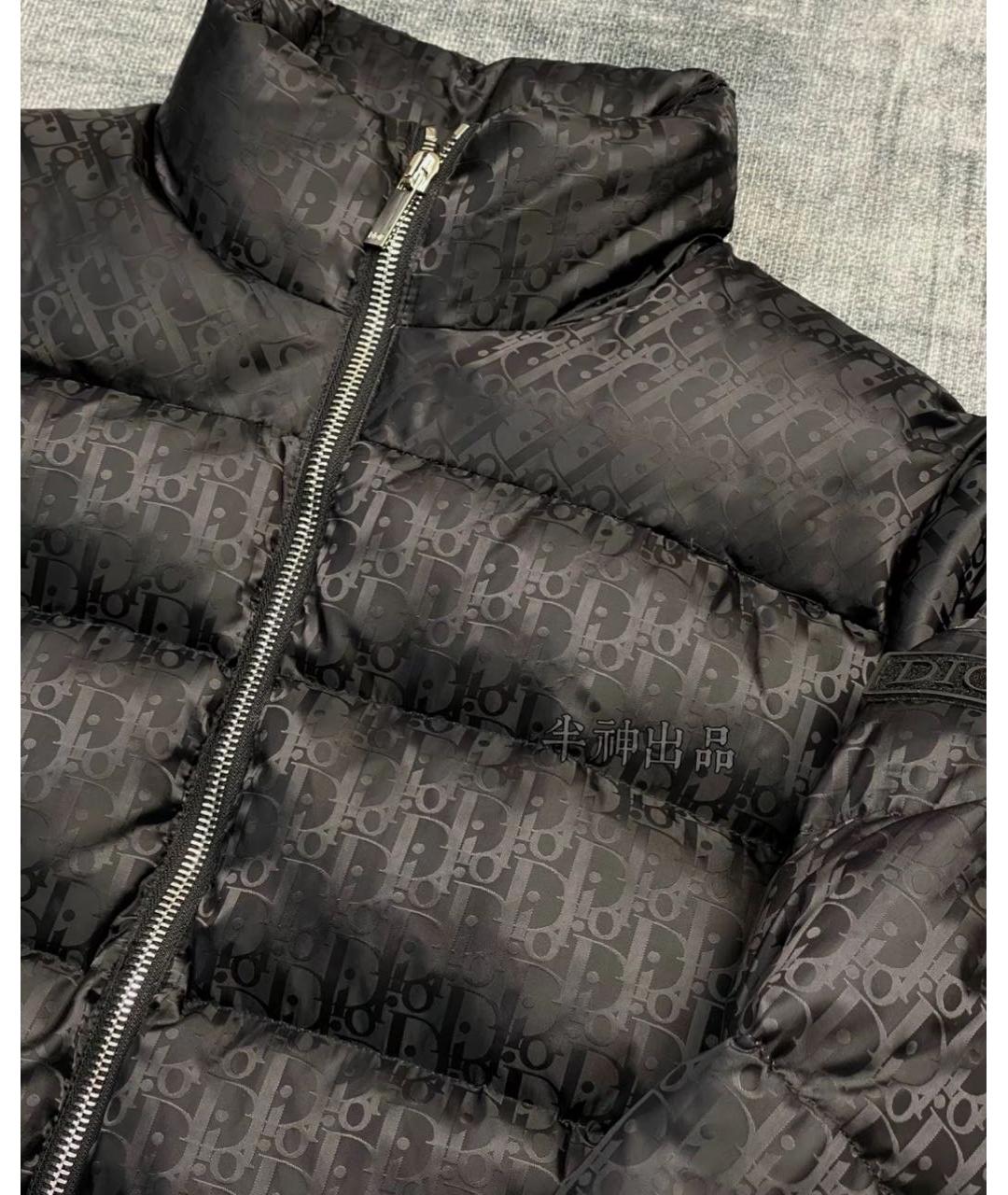 CHRISTIAN DIOR Черная хлопковая куртка, фото 2