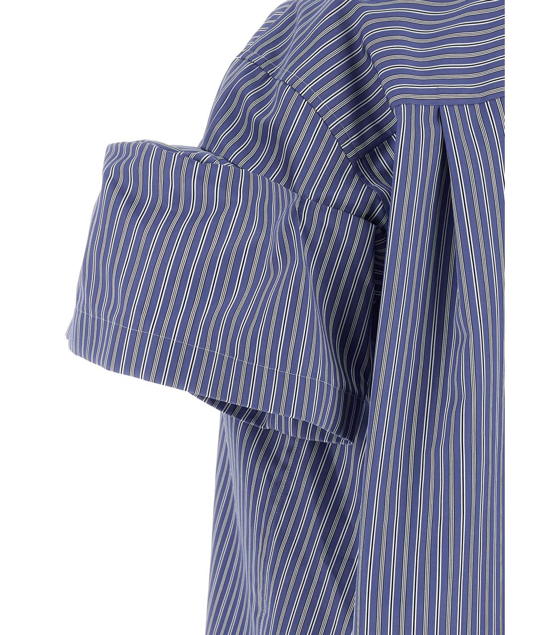 SACAI Синяя хлопковая рубашка, фото 4