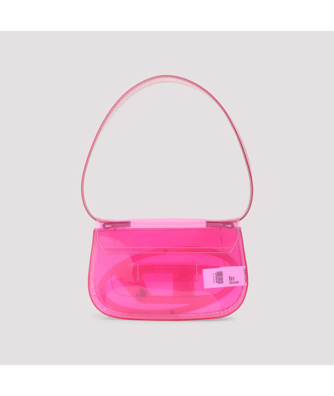 DIESEL Розовая сумка через плечо из искусственной кожи, фото 3