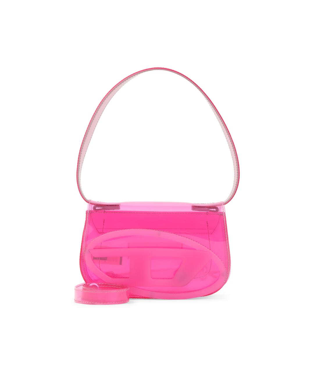 DIESEL Розовая сумка через плечо из искусственной кожи, фото 1