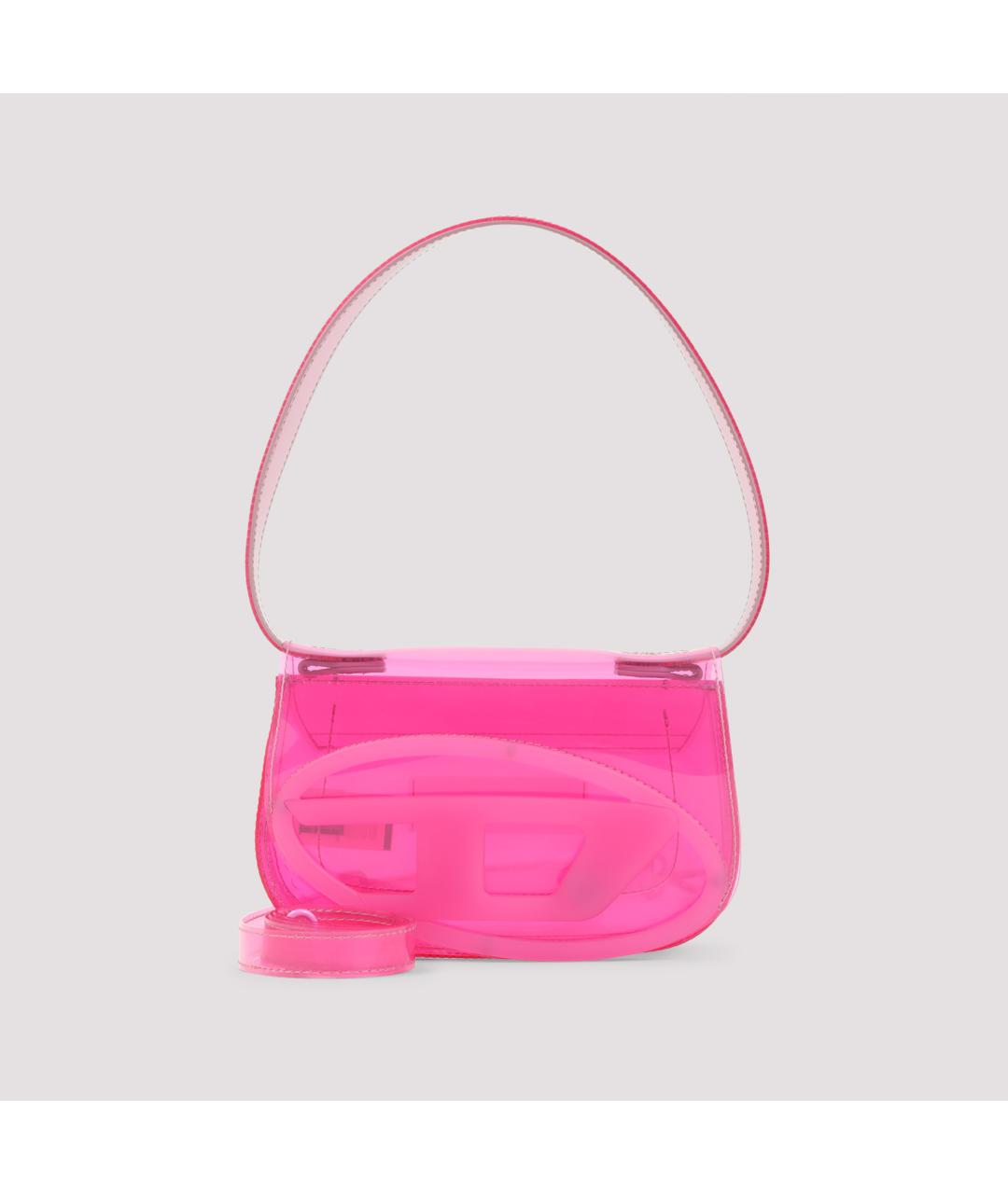 DIESEL Розовая сумка через плечо из искусственной кожи, фото 2