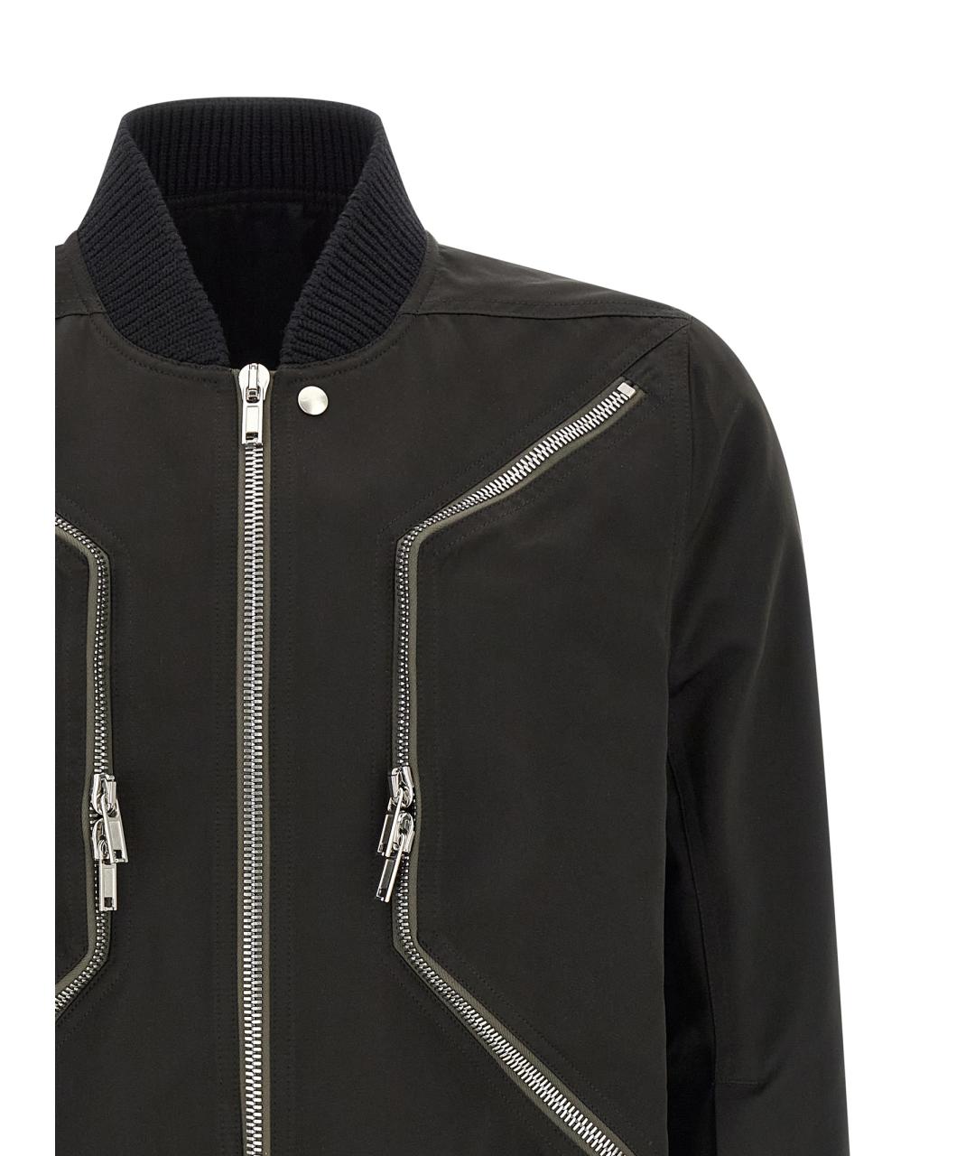 RICK OWENS Черная хлопковая куртка, фото 3