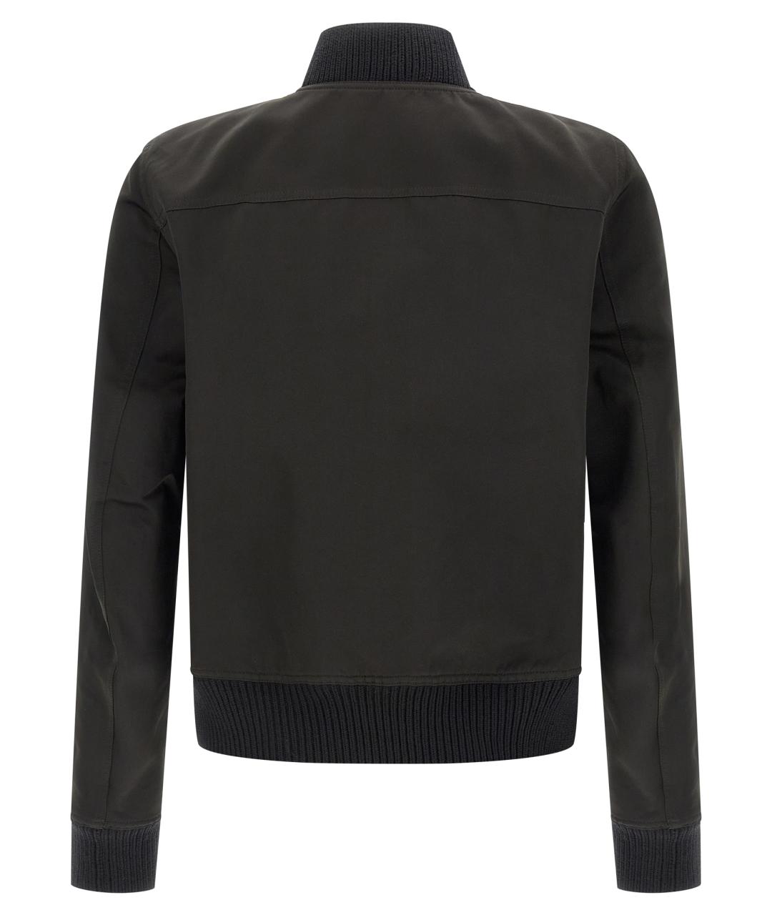 RICK OWENS Черная хлопковая куртка, фото 2