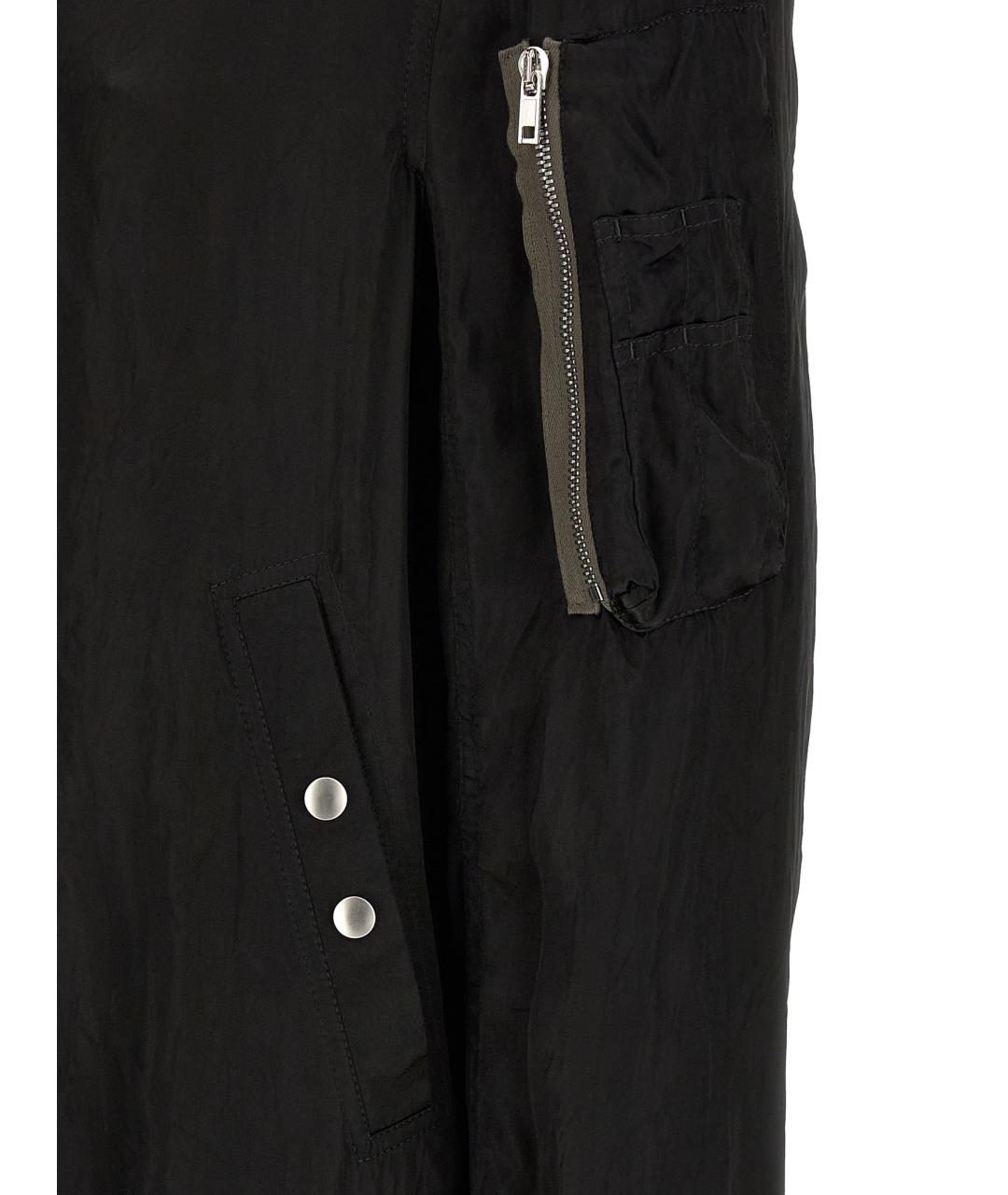 RICK OWENS Черная синтетическая куртка, фото 4