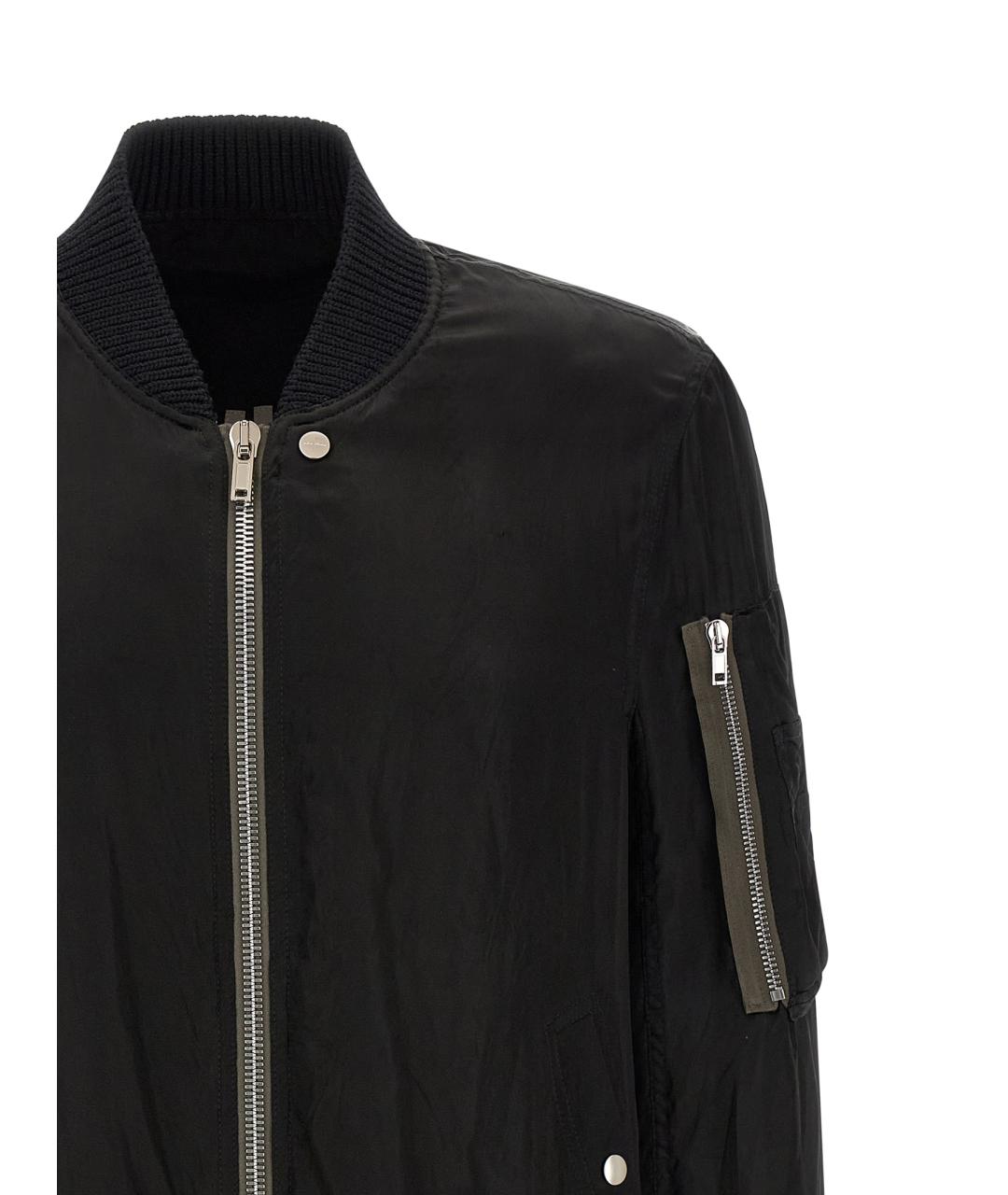 RICK OWENS Черная синтетическая куртка, фото 3