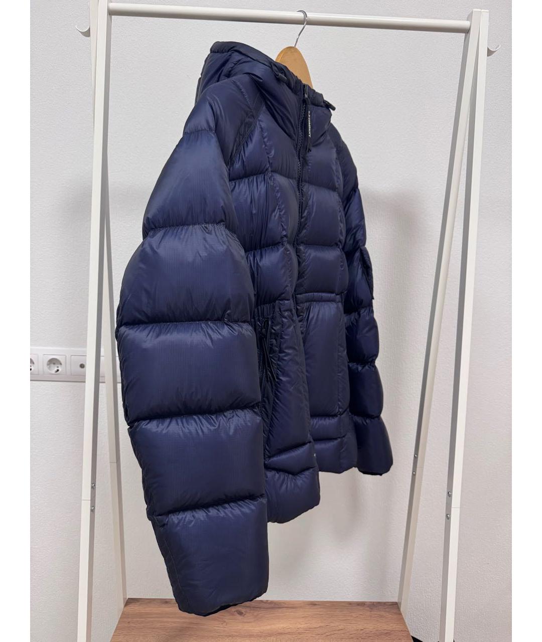 CP COMPANY Темно-синий полиамидовый пуховик, фото 4
