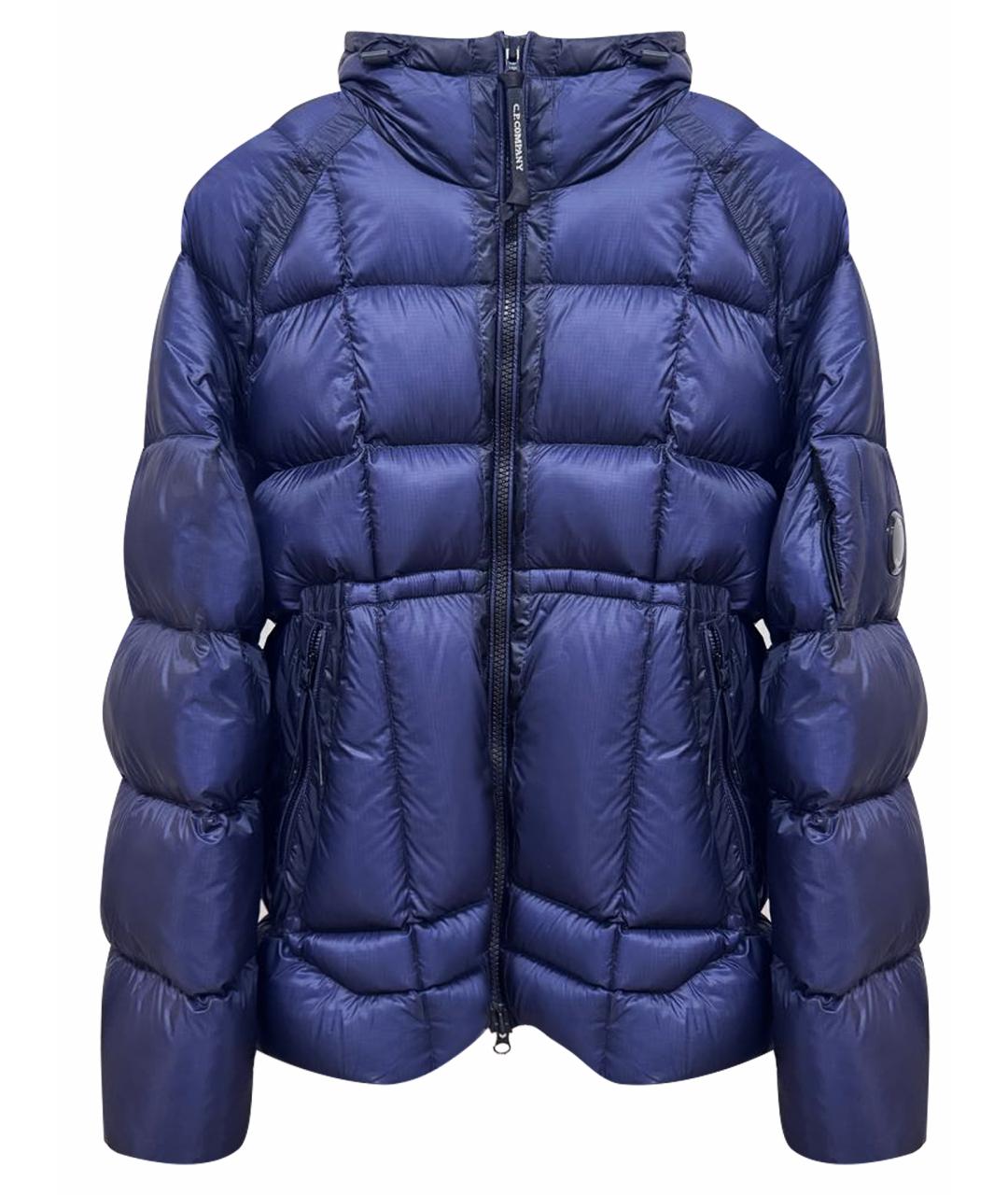 CP COMPANY Темно-синий полиамидовый пуховик, фото 1