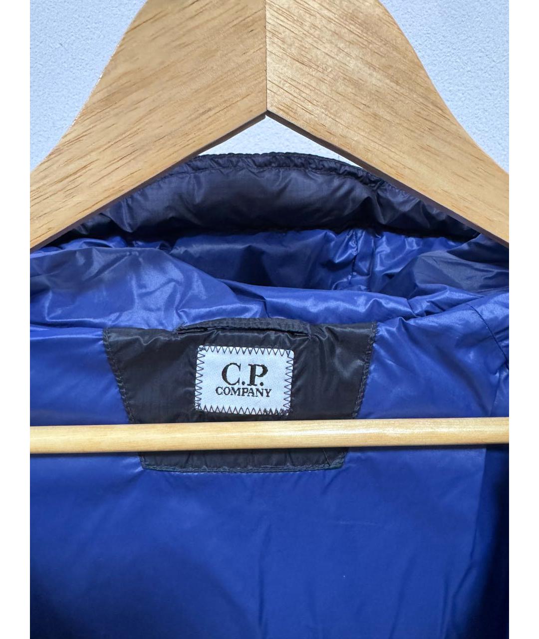 CP COMPANY Темно-синий полиамидовый пуховик, фото 7
